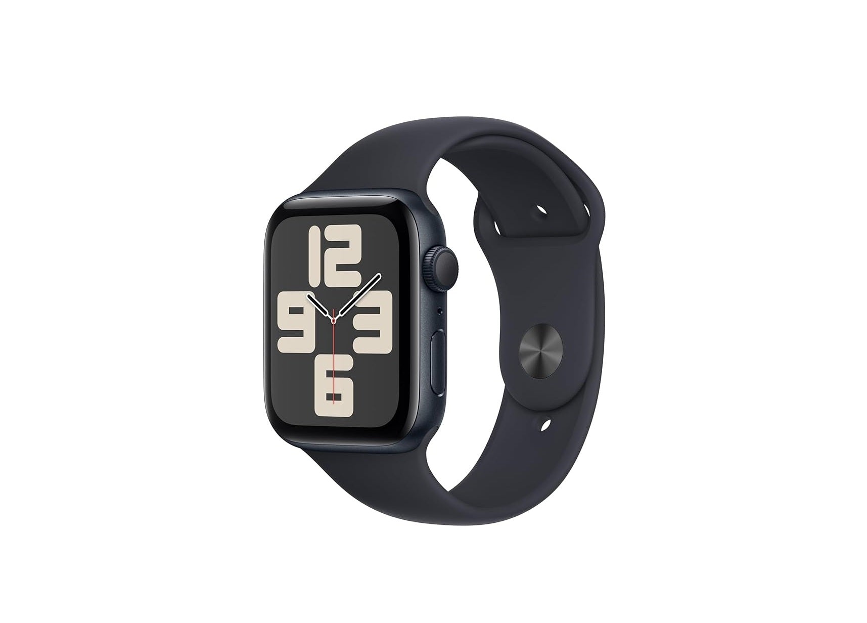 Apple Watch SE (2nd Gen) (GPS, 44mm) - Midnight Aluminum Case with Midnight Sport Band, M/L (Renewed)